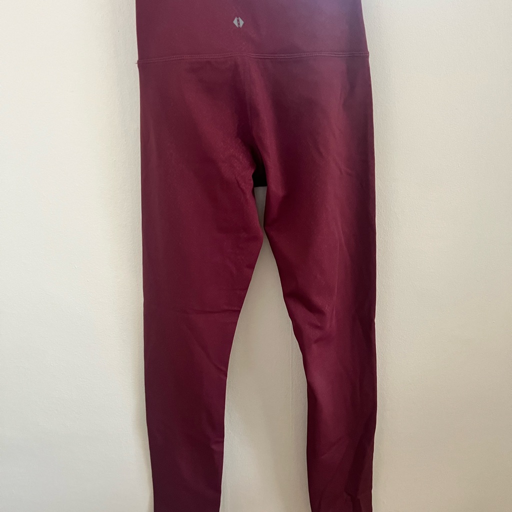 Tavi Burgundy High-Waisted Leggings